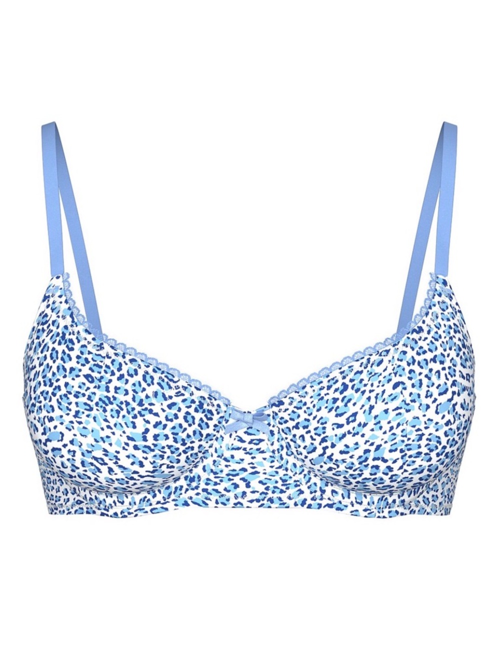 NWT 🌀🩵 VS PINK Blue Leopard Bikini Set - Picture 14 of 15